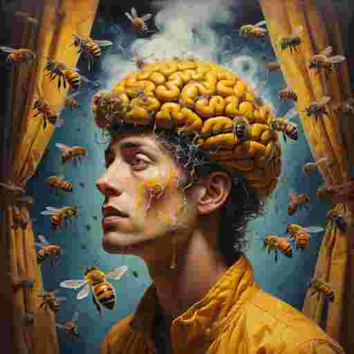 Смотрю на листок и мысли как пчелы