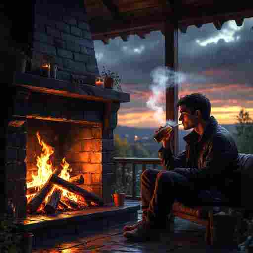 Горят дрова согрей меня