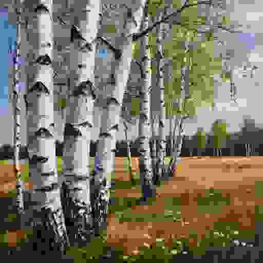 А мне нравятся печальные берёзы