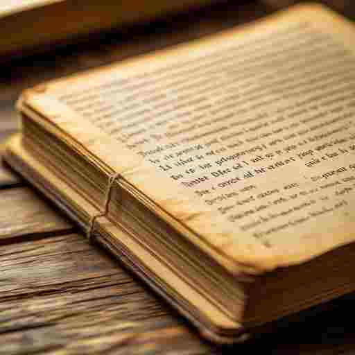 Протёртая тетрадь лежала на столе