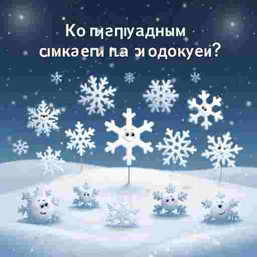 Расскажите смешные снежинки
