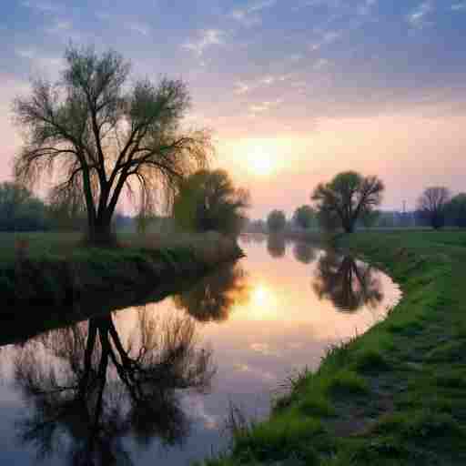Вечереет опускает веки горизонт
