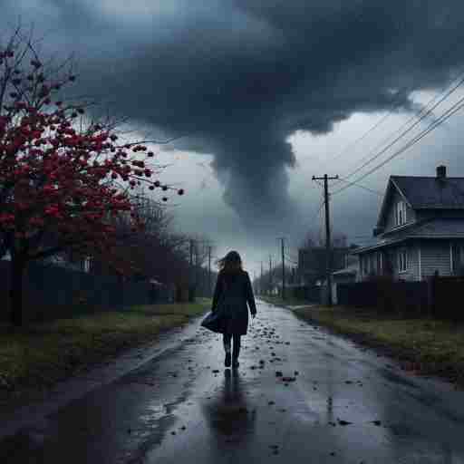 Рыдало небо