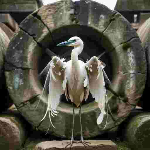 Вот она одинокая птица