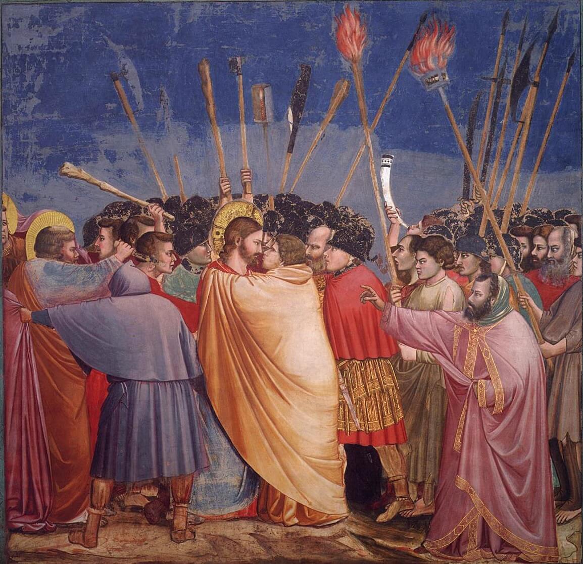 Джотто «Поцелуй Иуды»