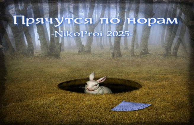 Прячутся по норам