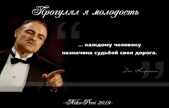 Прогулял я молодость