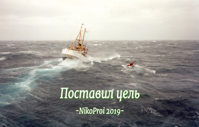 Поставил цель