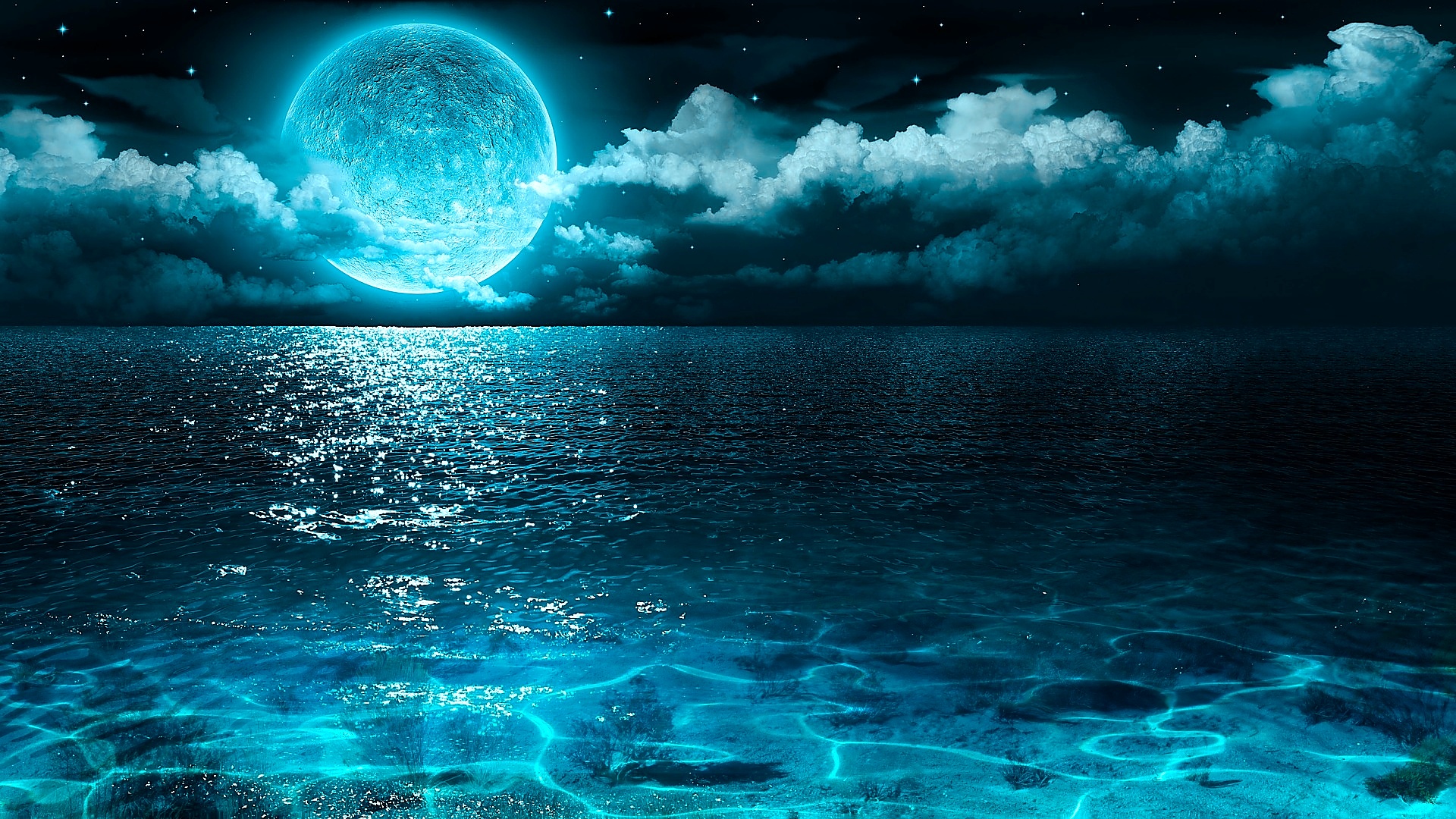 Ночная летаргия в царстве мистического моря