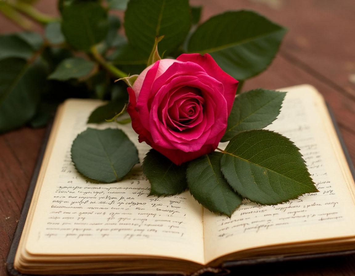 Лист розы с твоего букета...