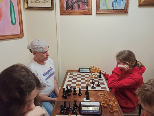 В шахматы влюбленный