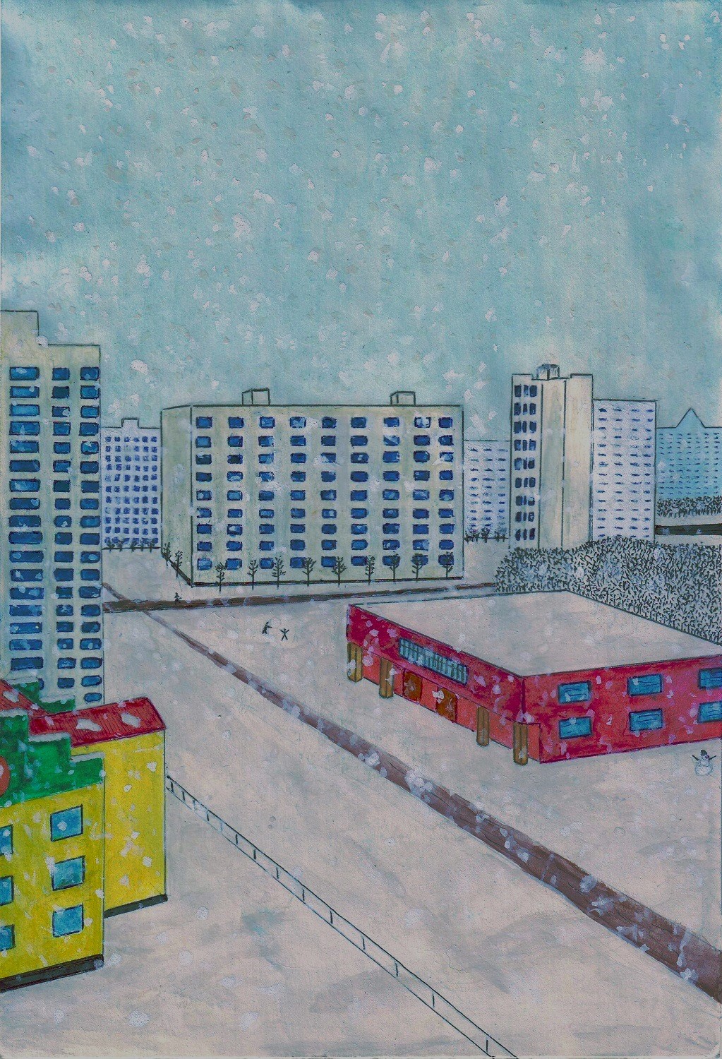 Шёл какой-то мелкий снег...