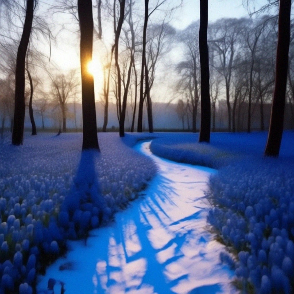 Апрельская синь 