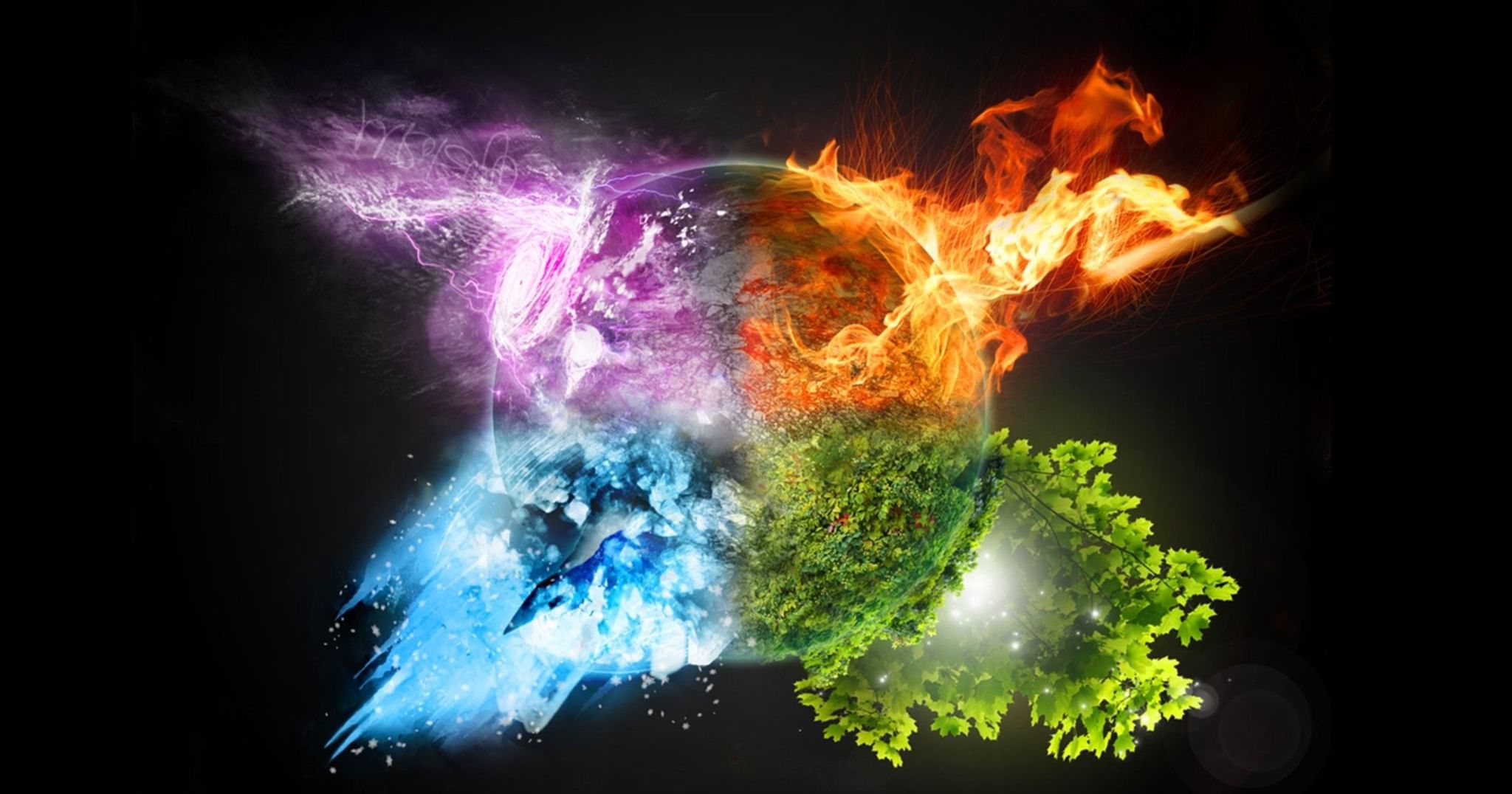 "Четыре стихии на бренной Земле..."