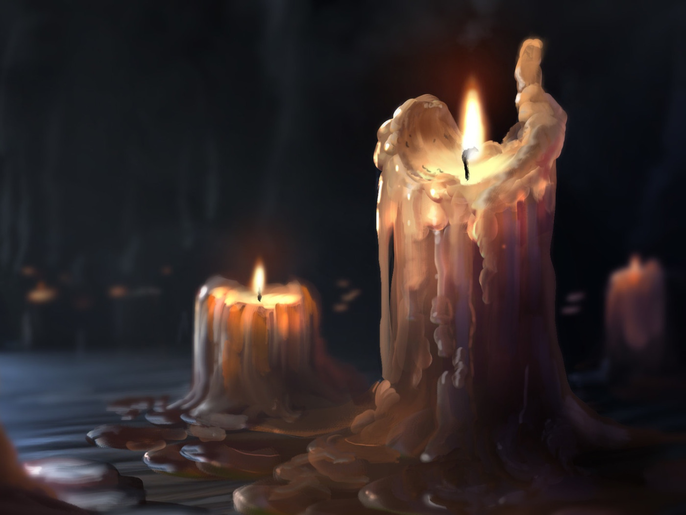 "Свечи горели. Свечи погасли…"