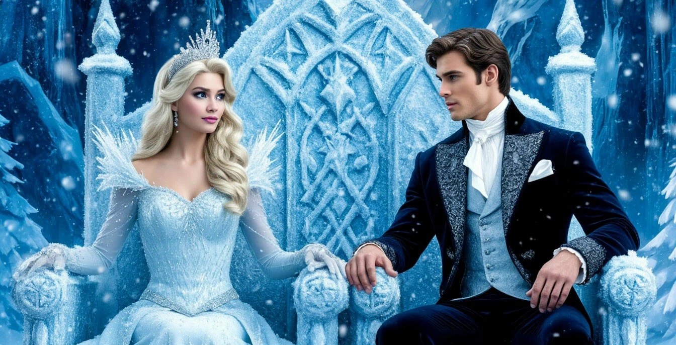 "сказка о двух половинках души и королеве снега"