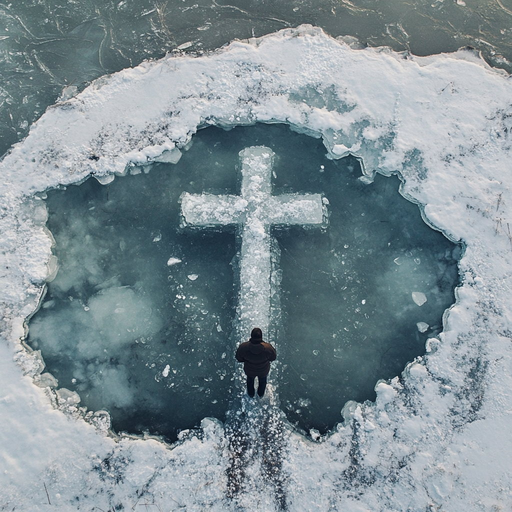 На крещение впервые