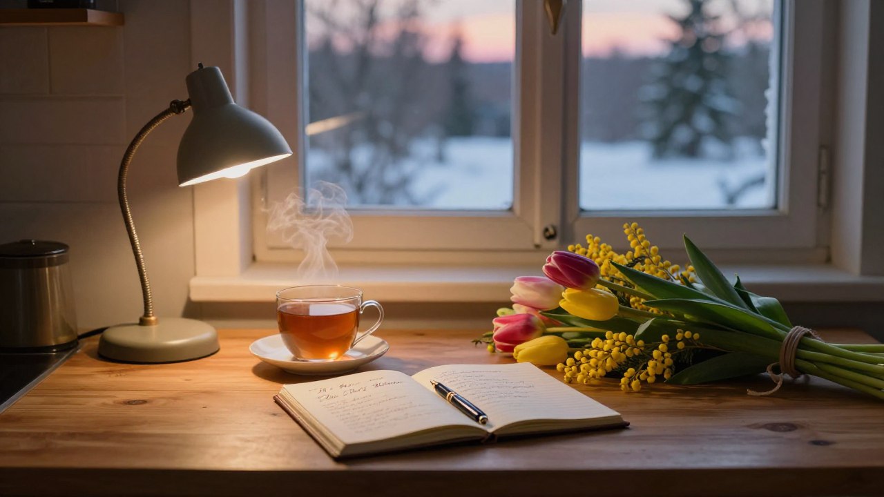 В весенний день, когда капель