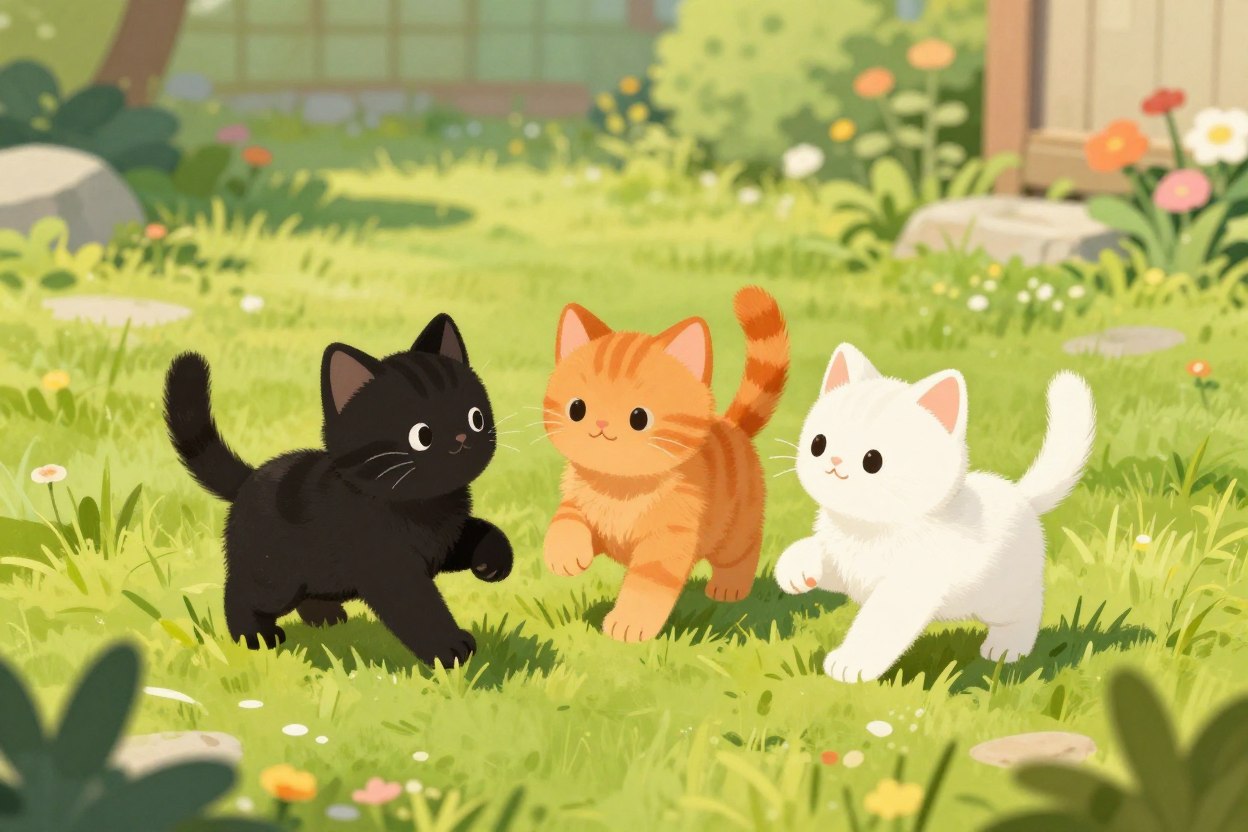 Три котёнка