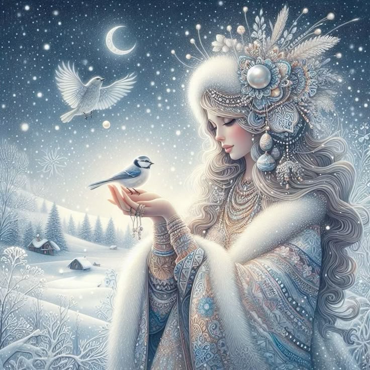 Зима стоит во всей красе